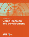 JOURNAL OF URBAN PLANNING AND DEVELOPMENT雜志封面